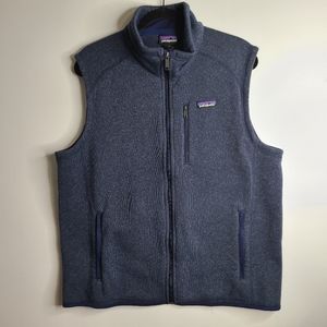 Patagonia Mens Fleece Vest blue size XLARGE